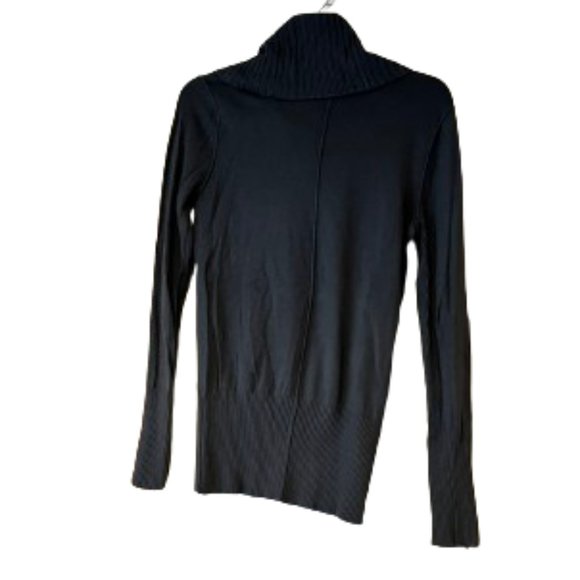 Loft Slate Blue Cowlneck Long Sleeve Sweater - Medium - Picture 2 of 5